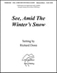 See, Amid the Winter's Snow SAB choral sheet music cover